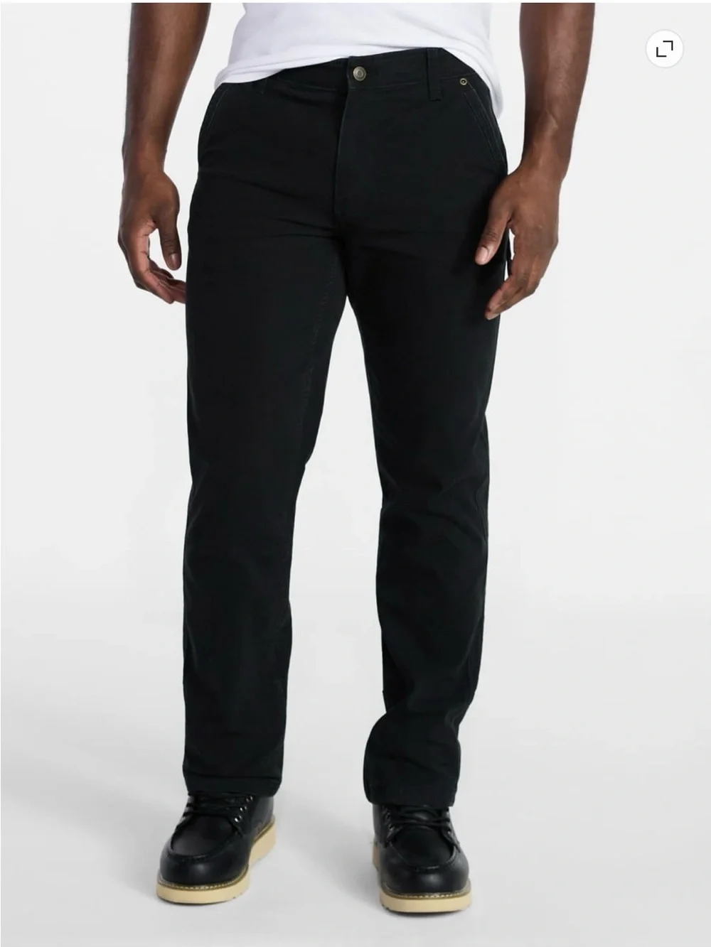 Brahma Men's Black Canvas Carpenter Pants